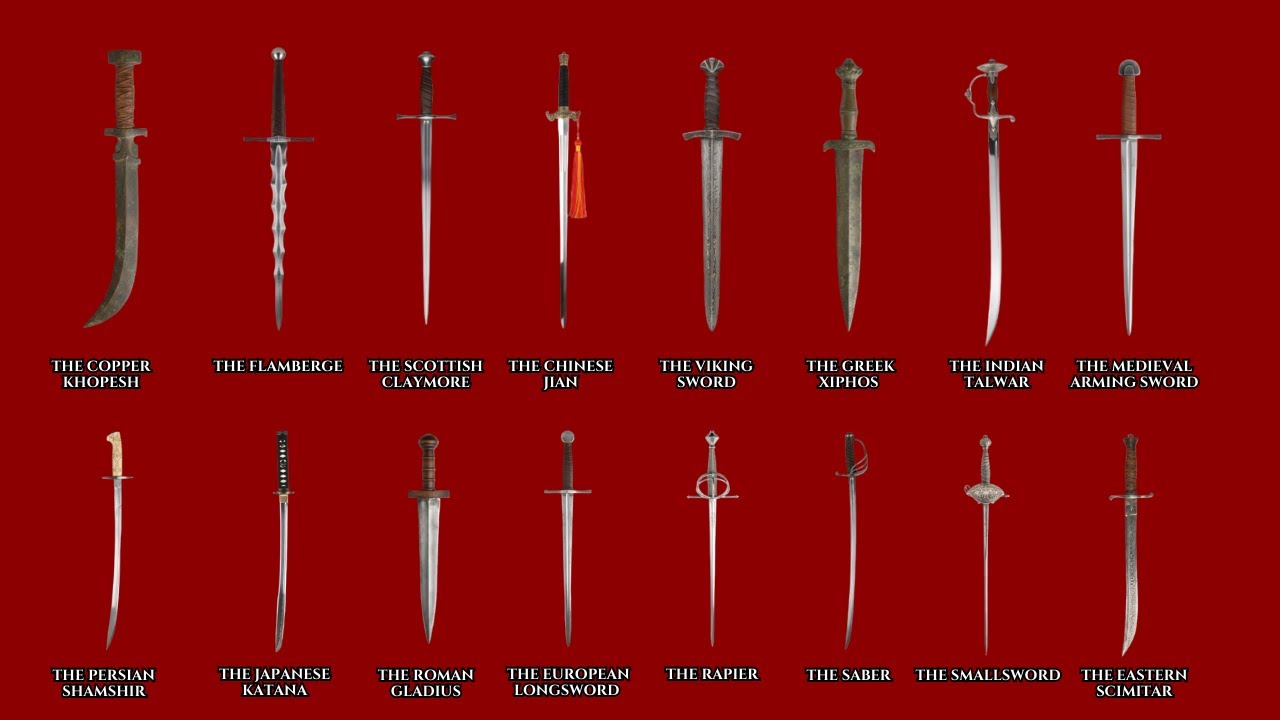 Все мечи в истории, ранжированные по РЕАЛЬНОЙ боевой эффективности!