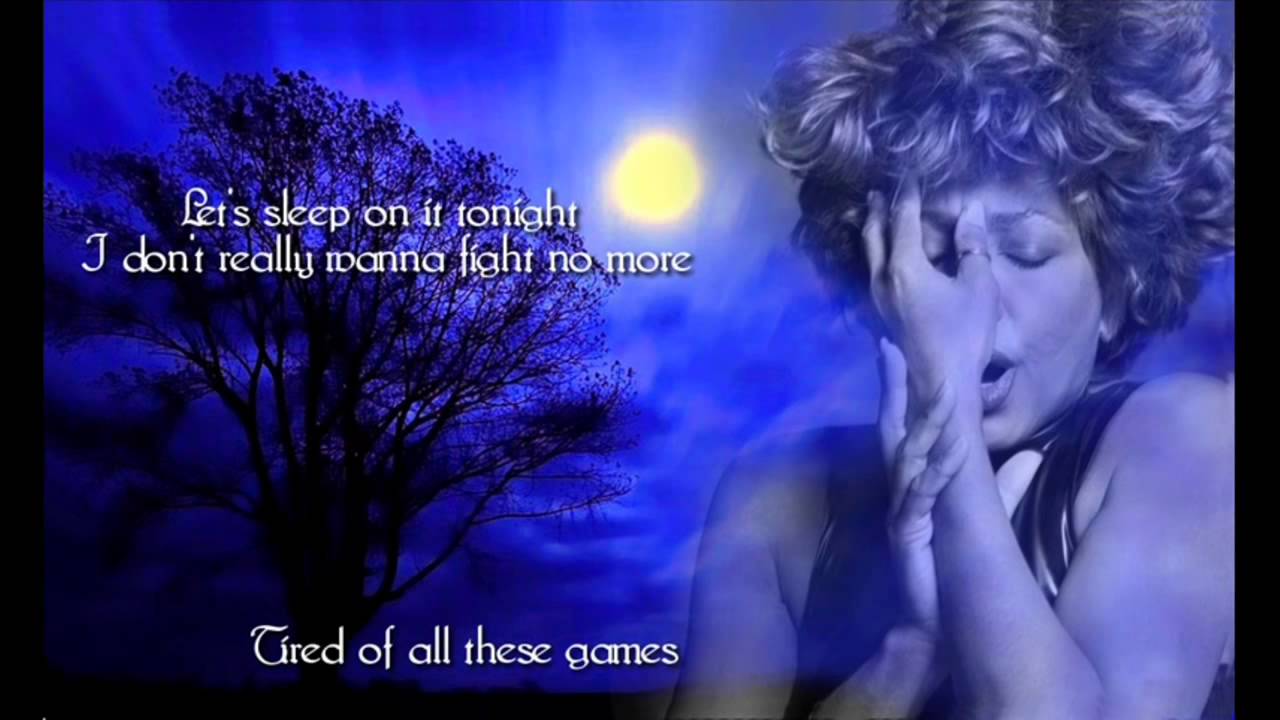 Tina Turner HD + I Don't Wanna Fight + Lyrics/720p YouTube