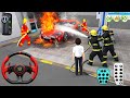 🔥 Car Fire Emergency Mission in 3D Driving Class 2 | Firefighters Save the Supercar 🚒 |