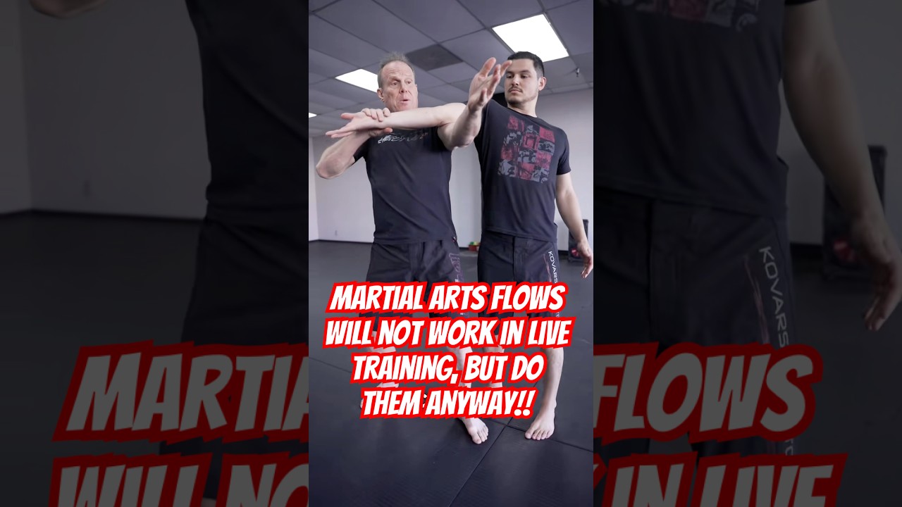 Martial arts flows won’t work in live training 
