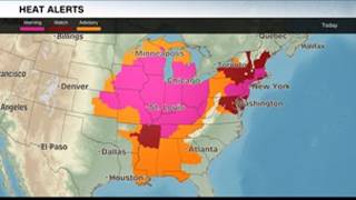 Expanding heat dome threatens millions across the U.S.