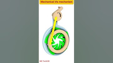 Mechanical iris mechanism #design #machine #solidwork #mechanical #cad
