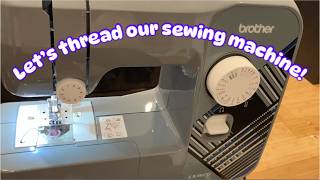Threading: Brother LX3817G Lightweight, Full size sewing machine