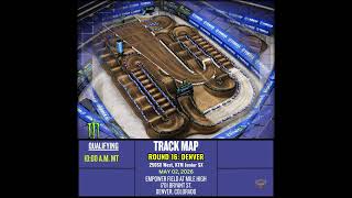 Track Map  Round 16 Denver Supercross Track Layout
