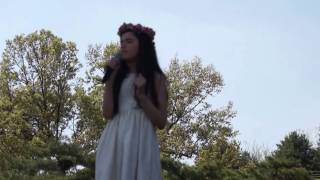 Angelina Jordan sings Back to Black cover at Muse in City festival, Seoul, South Korea, 23 04 2017