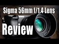 Sigma 56mm f/1.4 DC DN Lens Review using Sony A6400 - Real World, Lab, and Video!
