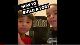Lets Build A Fort | Jermaine And Austin