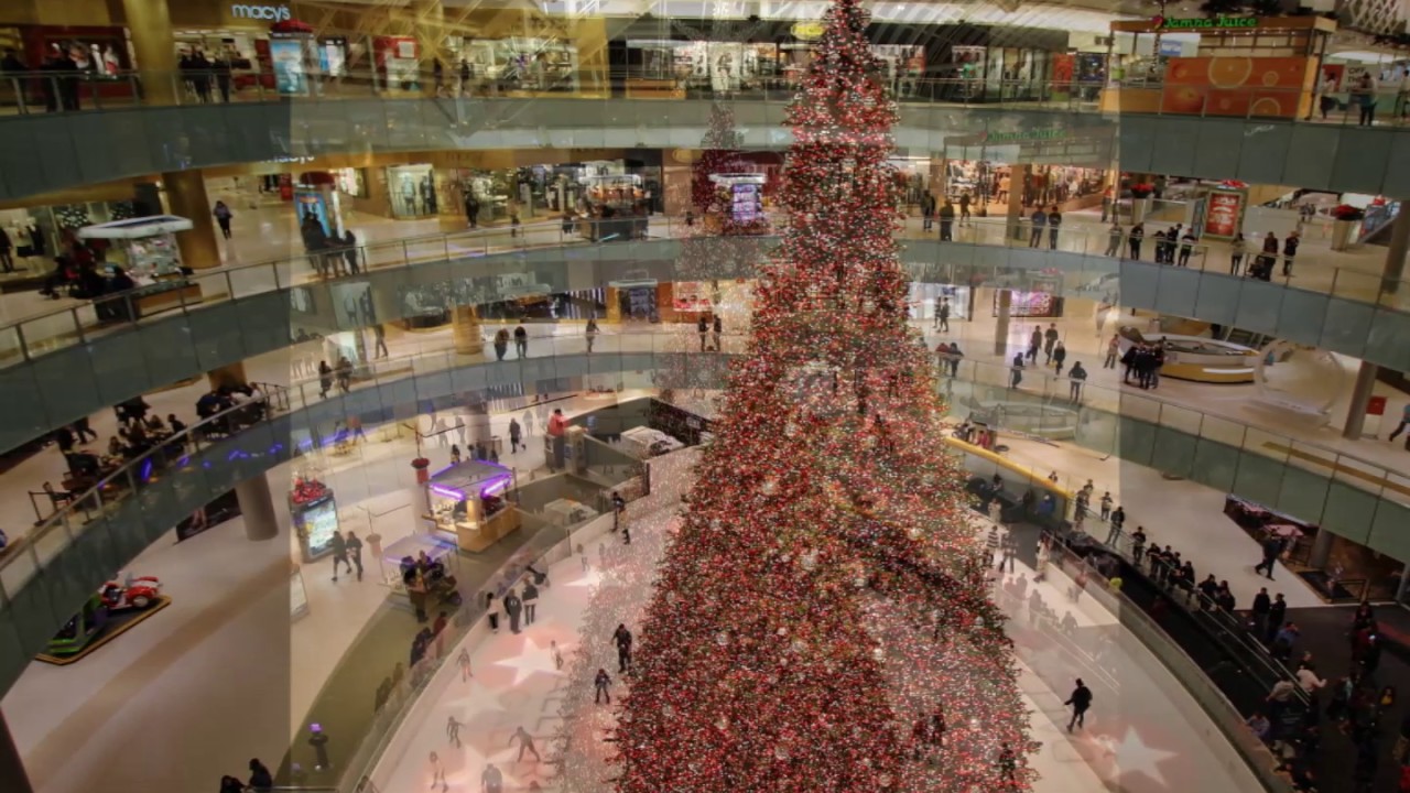 Merry Christmas! Dallas Galleria Christmas Tree YouTube