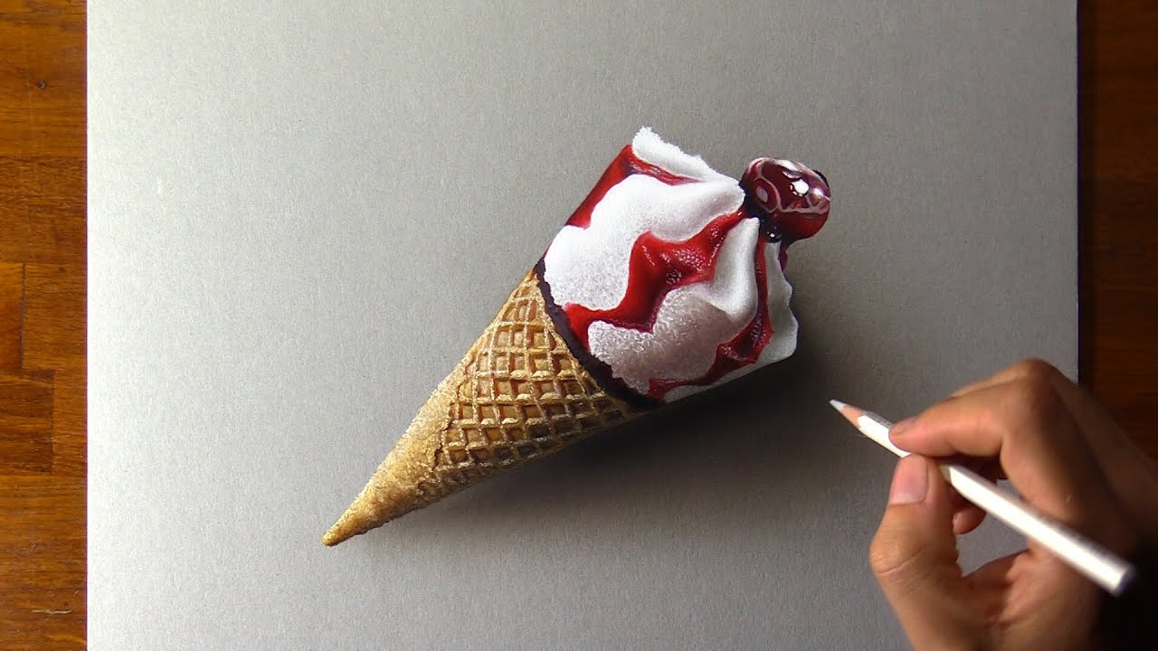 Drawing vs Reality - Ice cream, so beautiful it can't be true!