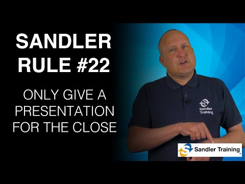 Sandler Rule #23 – The way to get rid of a bomb is to defuse it before it blows up!