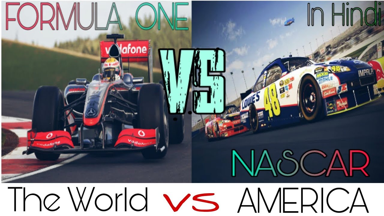 Comparison between the Formula 1 VS Nascar in hindi // F 1 ...
