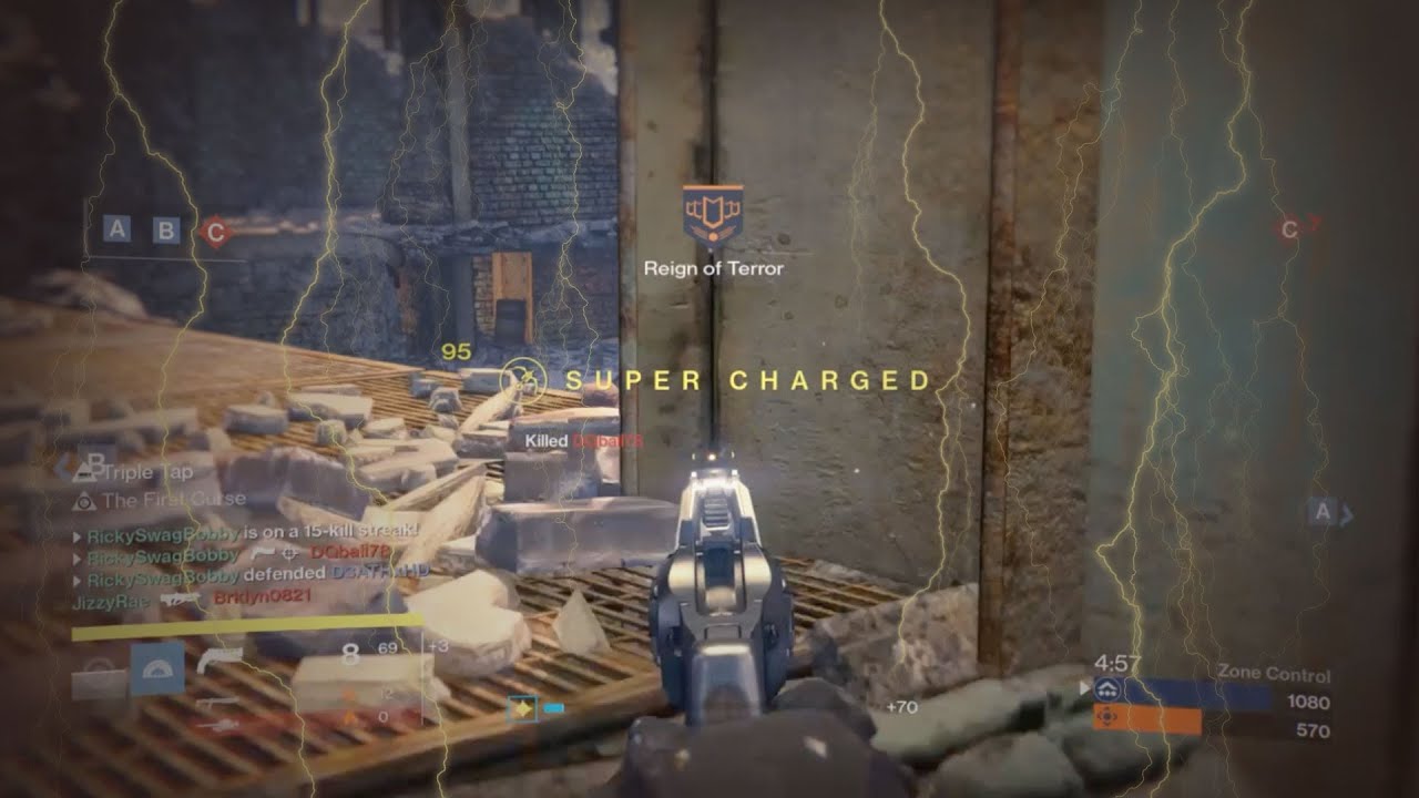 Destiny : Zone Control : First Curse Streakin'
