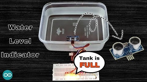 Amazing water level indicator using ultrasonic sensor