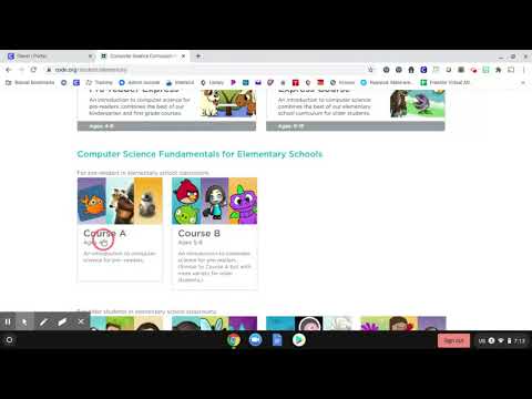 CODE.ORG intro Kindergarten