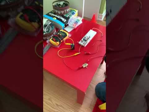 Electronics for kids, coin toss project