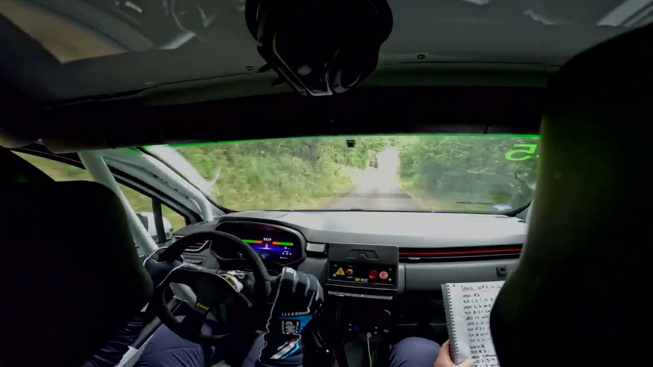 Onboard Renault Clio Rally 5 Wittner/Wittner Hunsrück Jr. Rallye