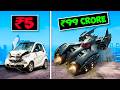 GTA 5 ₹1 To ₹100,000,000 CARS