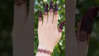 simple and unique hand mehndi #viral #mhndi #youtubeshorts