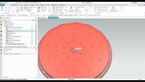 LINEAR,CIRCULAR, ALONG A CURVE PATTERN IN UNIGRAPHICS 12.0