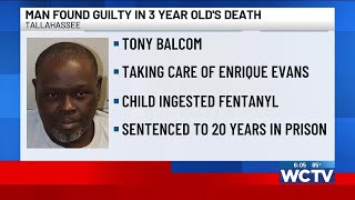 Tallahassee man found guilty in 2023 fentanyl death of 3-year-old
