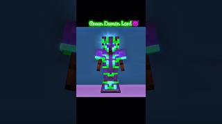 Green Demon Lord . Minecraftarmortrimcombination