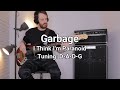 Garbage - I Think I&#39;m Paranoid bass cover (with tab)