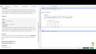 Geeksforgeeks Potd 150723 Delete Middle Element Of A Stack
