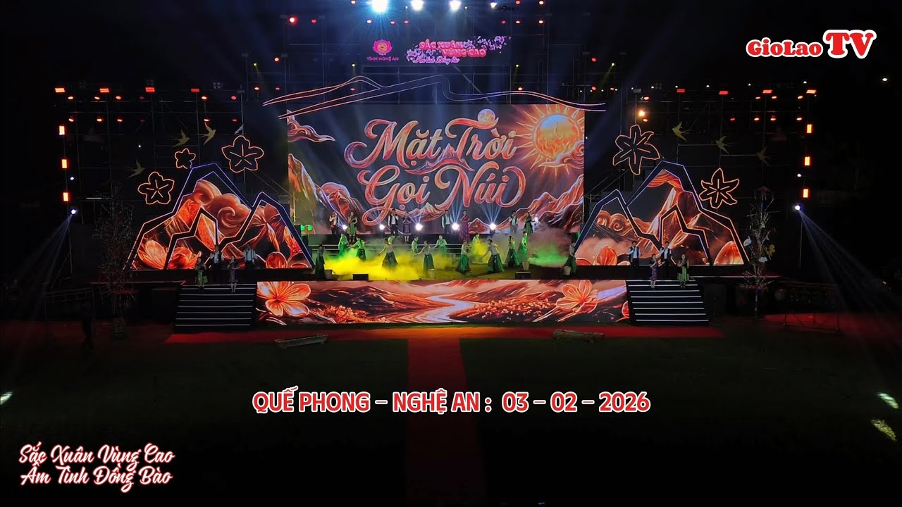 Sắc Xuân Vùng Cao - Ấm Tình Đồng Bào Chương Trình Văn Nghệ Tái Hiện Nét Đẹp Văn Hoá Truyền Thống . 