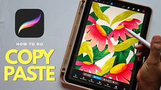 How to do COPY PASTE in PROCREATE | Beginners procreate step by step tutorial 