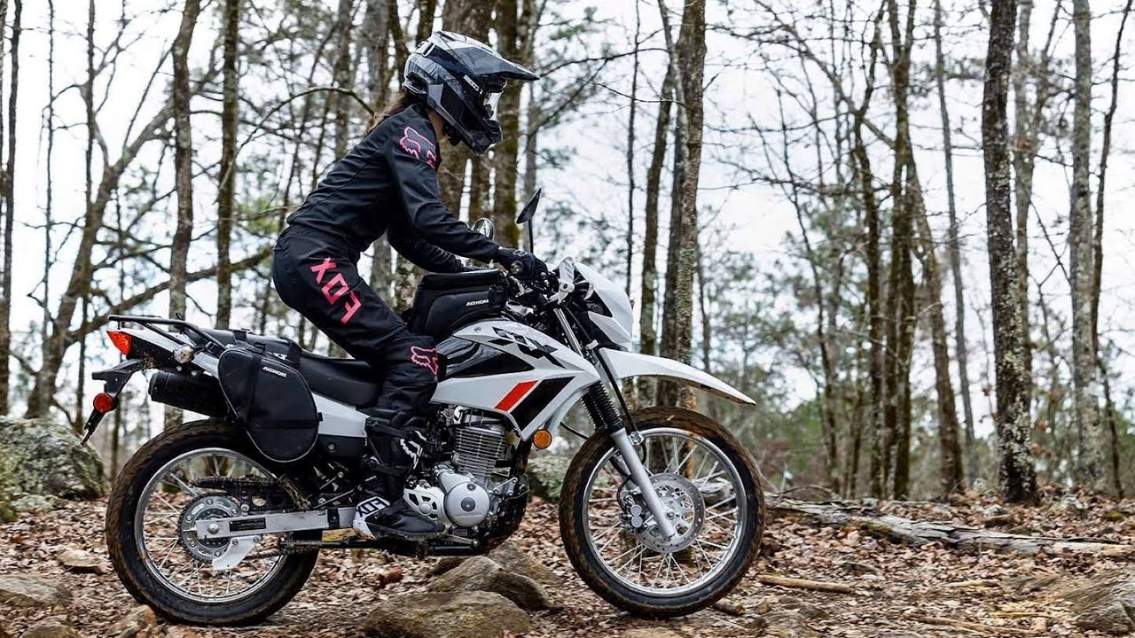 Honda XR150L. Riding single track with my best friends.