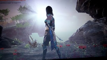 Attack animation added to Yin in unreal engine 4.22