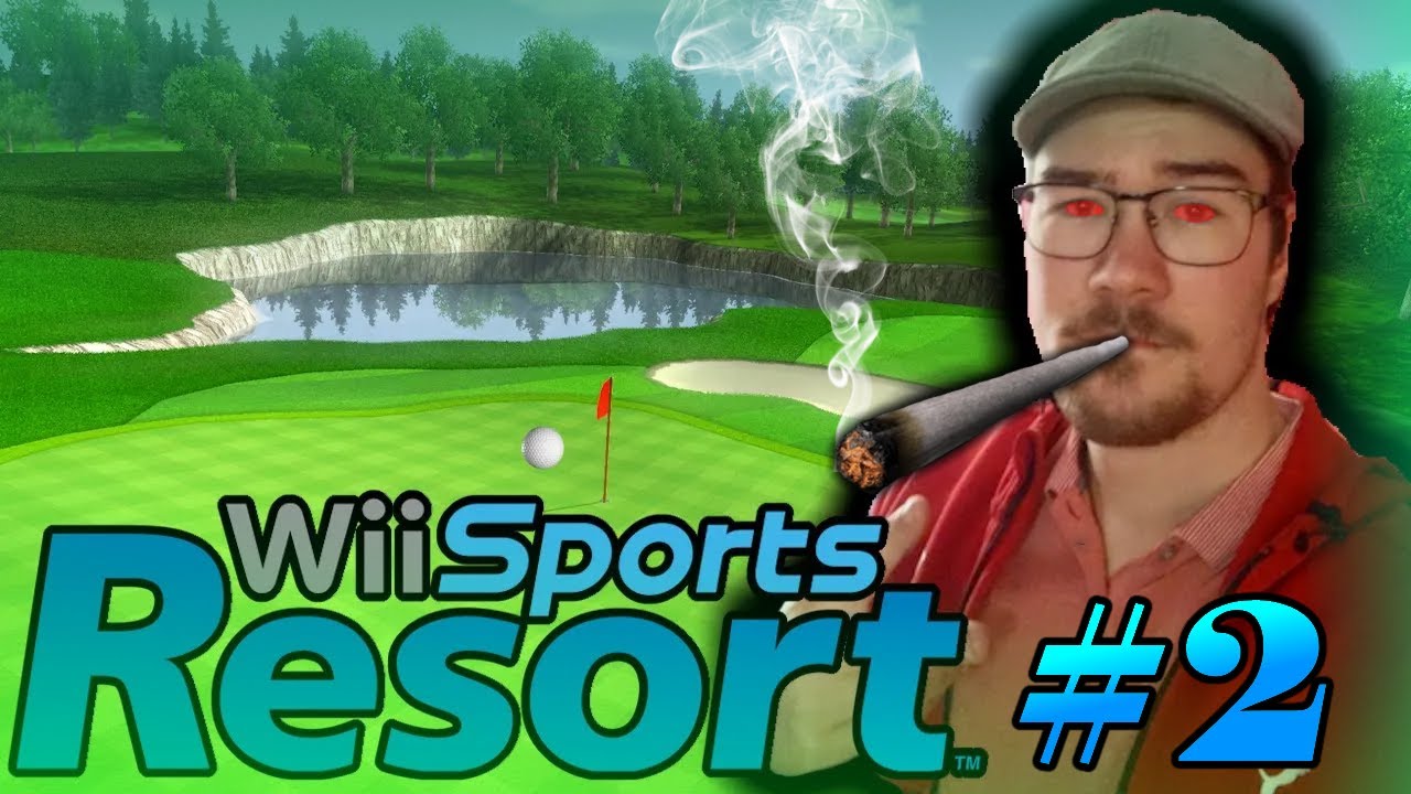 Salvy gets high and tryhards Wii Golf [PART 2]