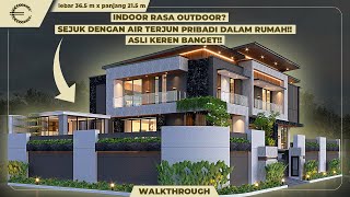 INDOOR FEELS OUTDOOR? COOL WITH A PRIVATE WATERFALL IN YOUR HOME! SO COOL!! - HOME DESIGN SERVICES