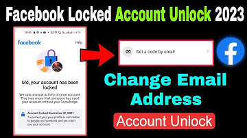 Locked facebook get a code by email problem solve 2023 | How to Change Locked Facebook Email Address