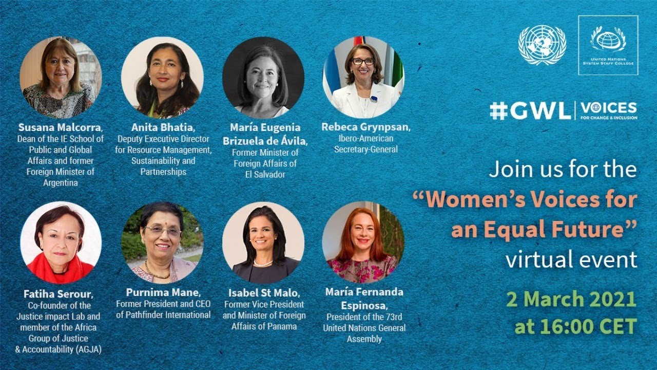 Women's Voices For An Equal Future - YouTube