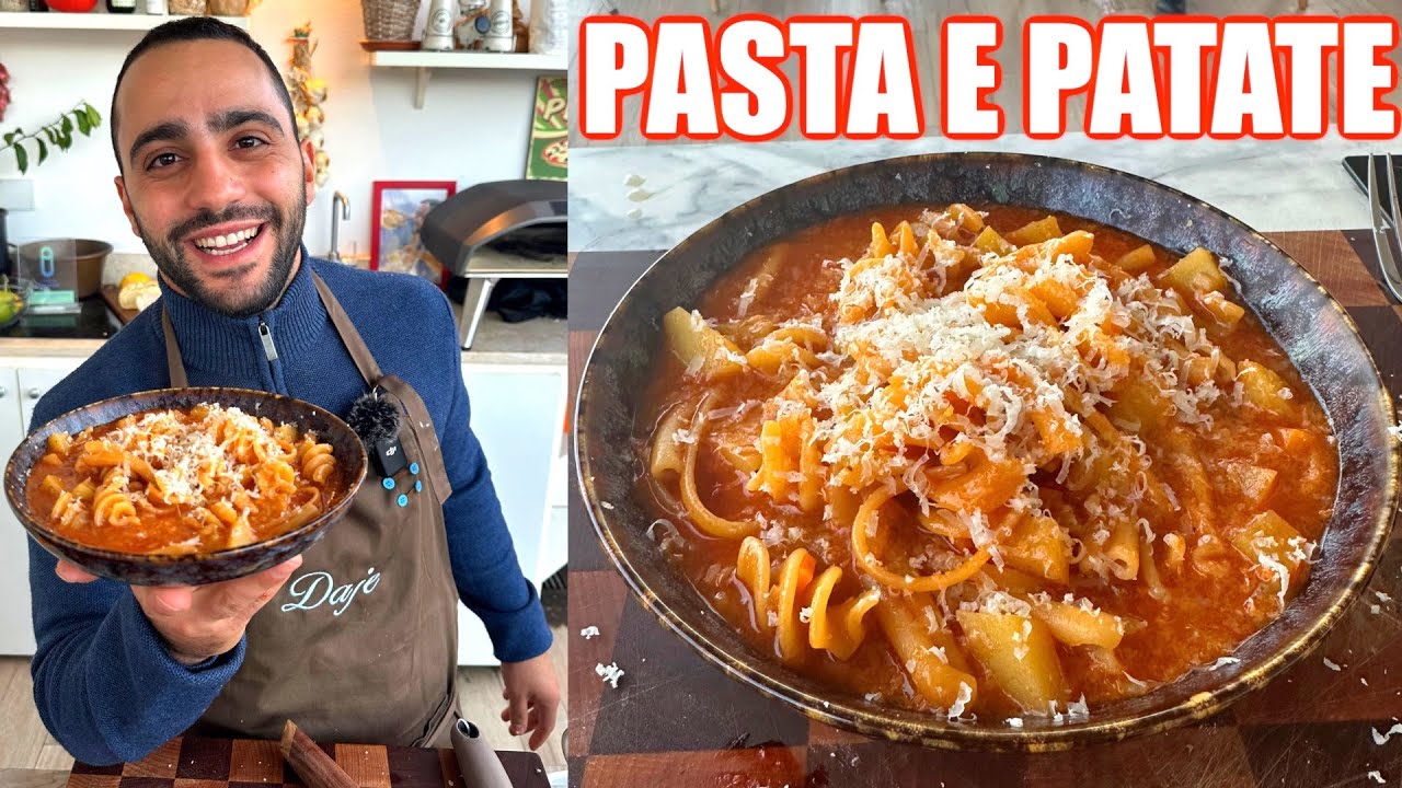 Squisita PASTA E PATATE ROSSA🍅