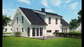 Prefabrikkerte elementer monteres raskt og sikkert på stedet.