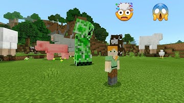 Playing Minecraft But... All Mobs Are Random Sizes 🔥🔥