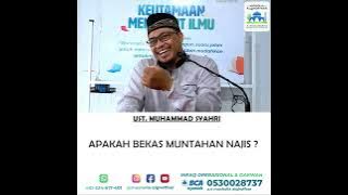 apakah bekas muntahan najis ?