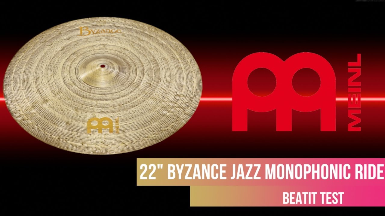 BeatIt Test: 22" Meinl Byzance Jazz Monophonic Ride