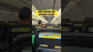Spirit airlines has CLOSED! Who’s your go-to airline? #spiritairlines #spirit #budgettravel #cruise