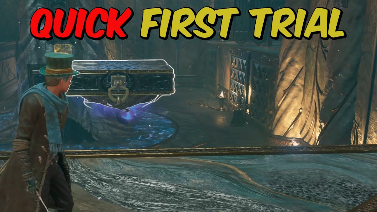 Hogwarts Legacy Percival Rackhams first trial puzzle solution YouTube