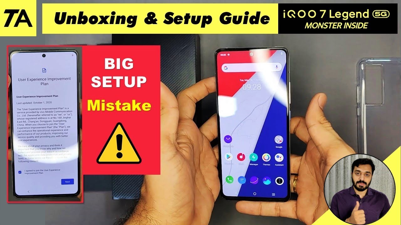 iQOO 7 Legend Unboxing ⚠️ Setup ⚡️ 1st Impression | Flagship | Snapdragon 888 | Gaming under 40000