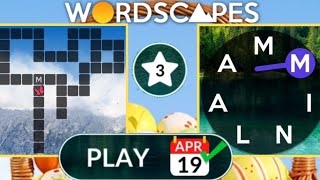 WORDSCAPES Daily Puzzle April 19, 2022 - Answer  (iOS - Android) screenshot 3