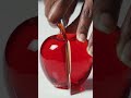 Apple of glass ❤️❤️#fruit #love #food #ai #art #water #apple #glass