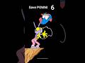 Save POMNI😱How many tries did it take for you to succeed? Pause Game Challenge with JAX #challenge