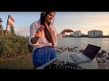 Live Sunset DJ Mix,  Miami Beach, South Pointe Park, Melodic House