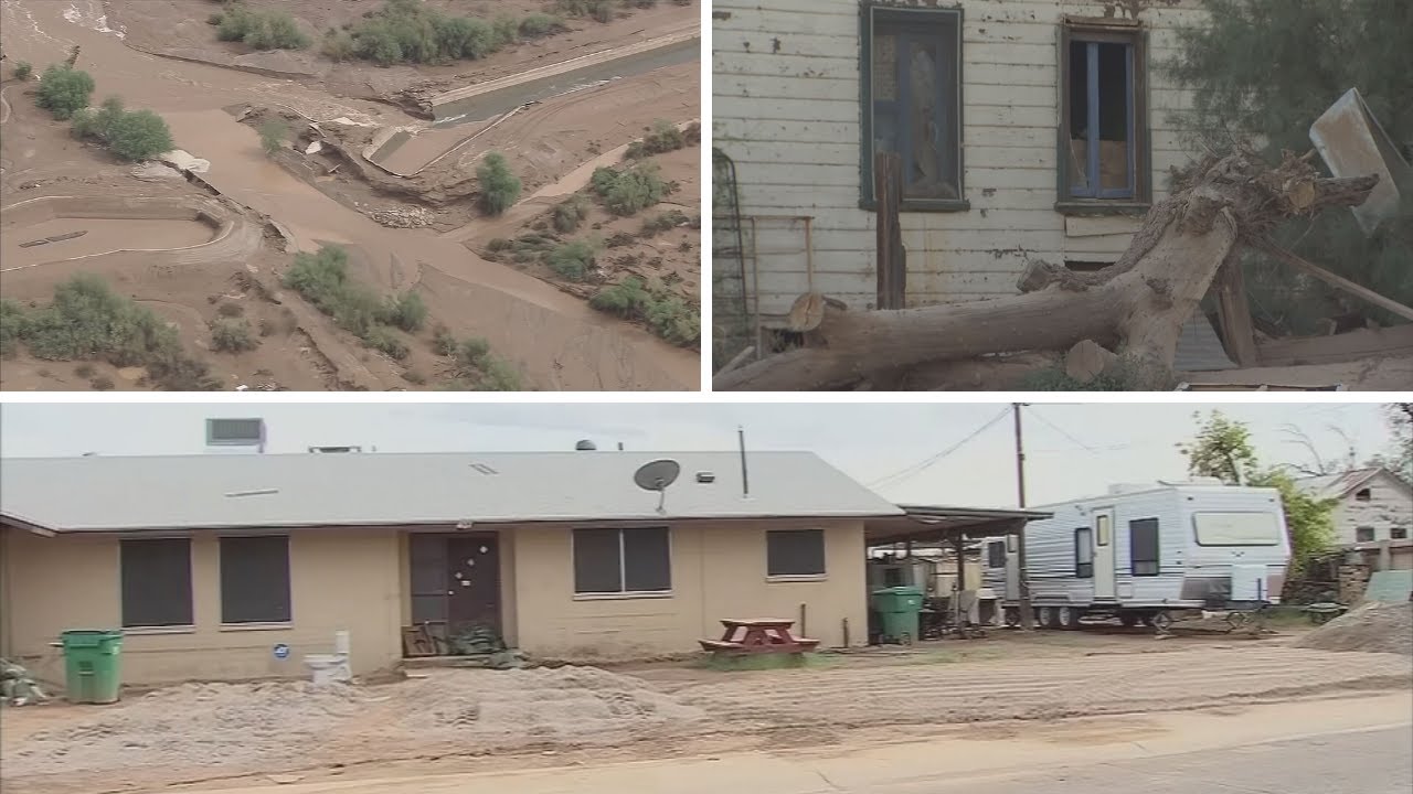 Gila Bend continues recovery after deadly summer floods - YouTube