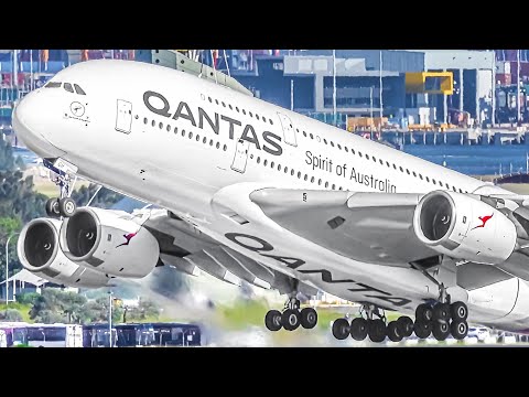 видео: ✈️ 300 CLOSE UP TAKEOFFS and LANDINGS in 3 HOURS | Sydney Airport Plane Spotting [SYD/YSSY]