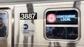 MTA NYC Subway D Train R211 Departing Rockefeller Center Station